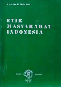 Etik Masyarakat Indonesia