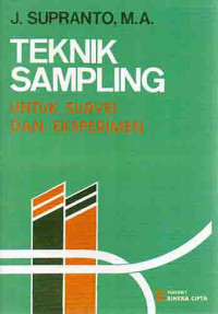 Teknik Sampling: untuk Survei dan Eksperimen