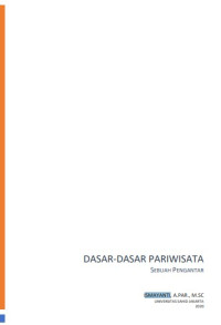 DASAR-DASAR PARIWISATA
SEBUAH PENGANTAR