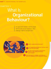 What Is
Organizational 
Behaviour?
