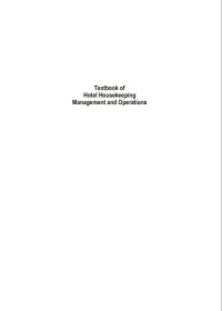Textbook of
Hotel Housekeeping
Management and Operations