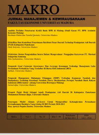 JURNAL MANAJEMEN & 
KEWIRAUSAHAA